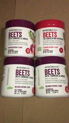 4x Nutrition Works Beets Turmeric Ginger 7.1 Oz 20 Serving Ex 12/26 -12/24 