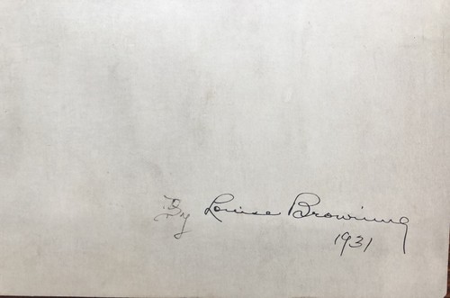 Louise Browning 1931 Man And Woman Playing Pianos Early And Rare Silhouette - Picture 2 of 3