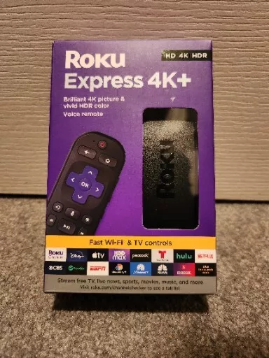 Roku Express 4K+ Streaming Player 4K/HD/HDR with Smooth Wi-Fi