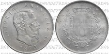 REGNO ITALIA VITTORIO EMANUELE II - 5 LIRE 1873 MILANO - RICONIO