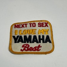 YAMAHA Next To Sex, I Love My Yamaha Best Patch Vintage Funny