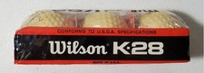 Vintage Unused Unopened Sleeve of 3 Wilson K-28 Golf Balls