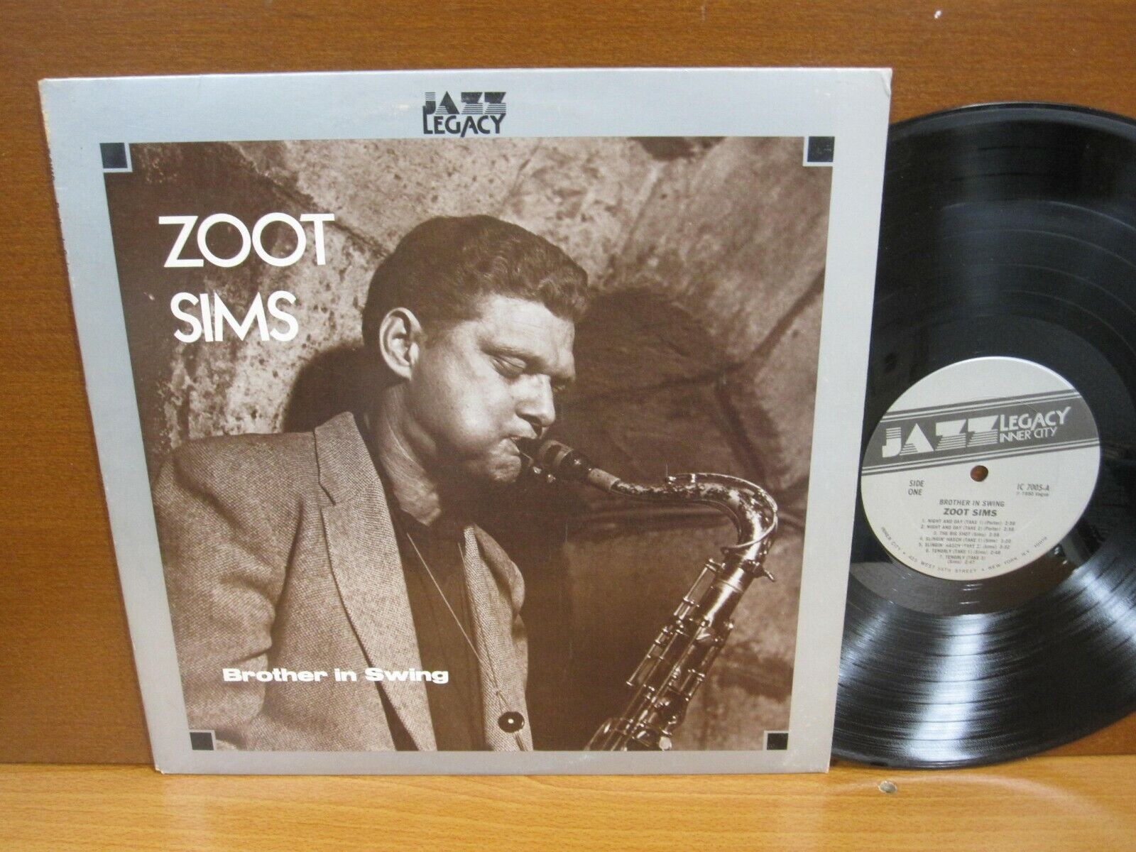 LP NM-M / Zoot Sims / Brother In Swing / 1950 Paris Recordings Kenny Clarke etc