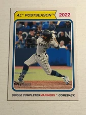 2023 Topps Heritage Short Print SP JP Crawford Seattle Mariners 438