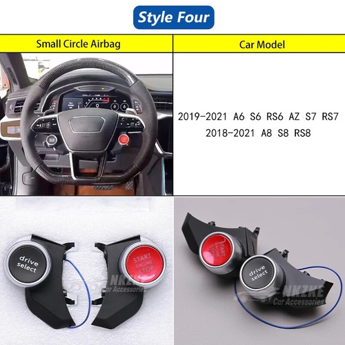 Steering wheel button one-touch start and end Applicable to Audi R8 Q5L A4 TT - Picture 14 of 17