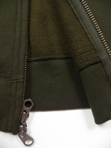 CHAQUETA SUÉTER POLO RALPH LAUREN NUEVO SIN ETIQUETAS PARA HOMBRE XXL XXL CON CREMALLERA COMPLETA VERDE OLIVA RARA - Imagen 6 de 6