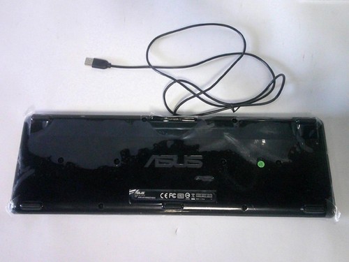 New ASUS AK1D US English Multimedia USB Keyboard Black - Picture 3 of 5
