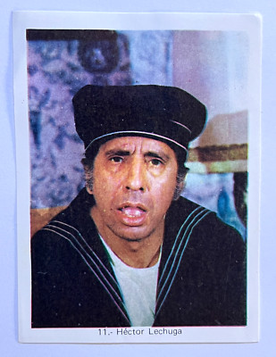 1973 FOTORAMA TV & Movie Stars Cromo #011 HECTOR LECHUGA Mexico Vintage