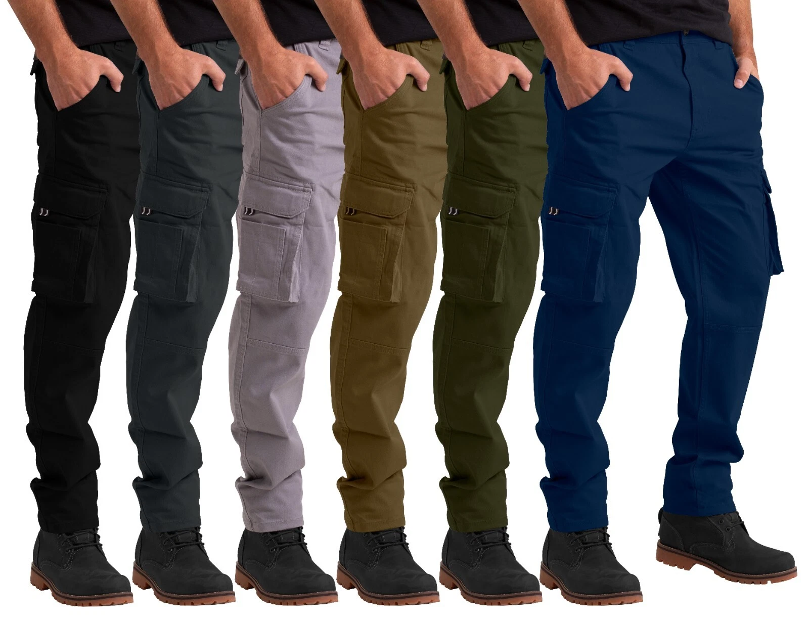 Mens Work Trousers Stretch Flex Knee Pad Tool Pockets Relaxed Cargo Combat Pants
Opens in a new wind