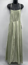 SPEECHLESS Womens Green Sleeveless Full-Length Prom Fit  Flare Dress Juniors 7