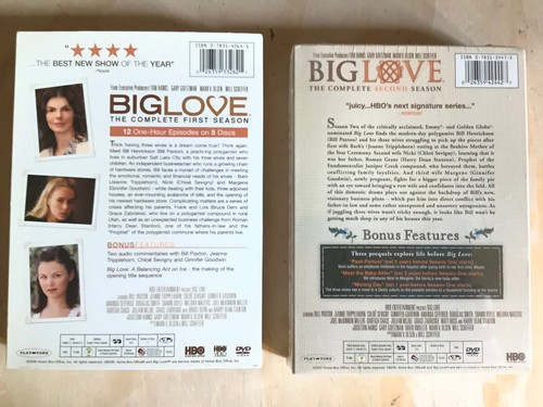 Big Love Dvd The Complete First (used) And Second (brand New) Season HBO - Picture 2 of 2