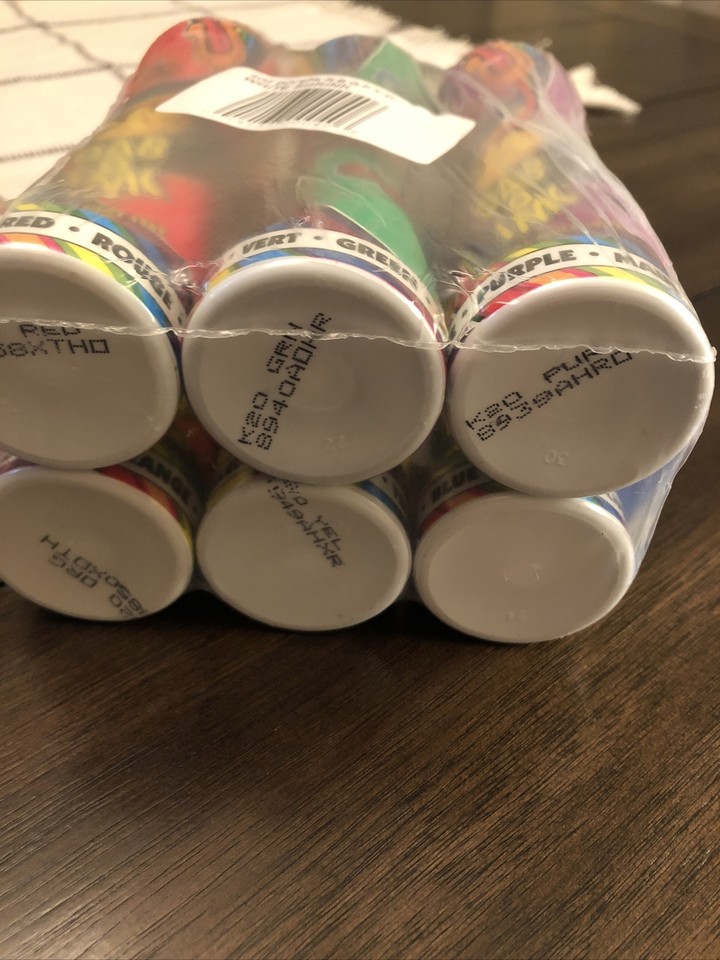 BINGO Daubers Dabbers DAB O INK 6 Pack Mixed Colors 4 oz. BINGO