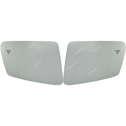 2x Front Mirror Glass Left & Right Fits Mercedes-Benz C E-class W204 Coupe W207 - Picture 2 of 6