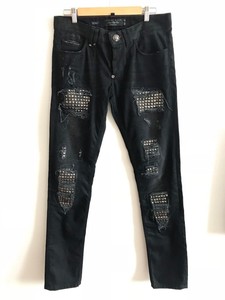 black cowboy jeans
