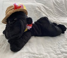 Plush Valentine Hawaiian Gorilla Monkey stuffed animal - 15 inches