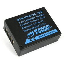 Wasabi Power Battery for Fujifilm NP-W126, NP-W126S