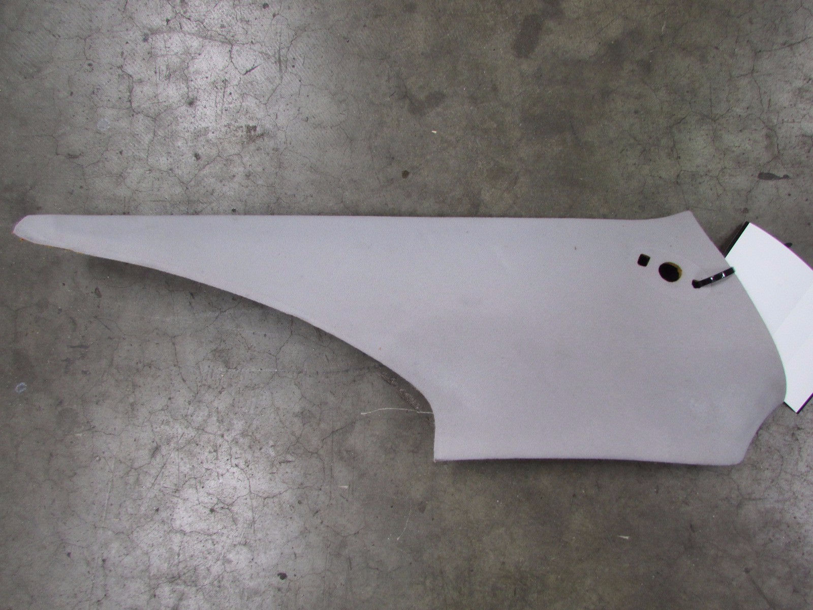 Maserati Quattroporte, LH, Left, C-Pillar Trim Panel, Grey, Used, P/N 981358003