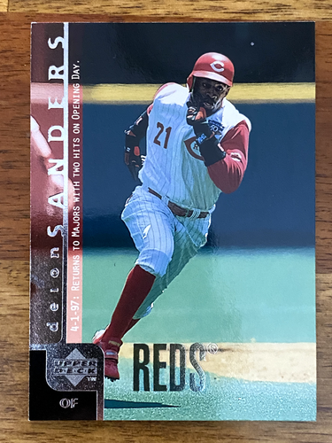 1998 Upper Deck Deion Sanders Cincinnati Reds #67 | eBay