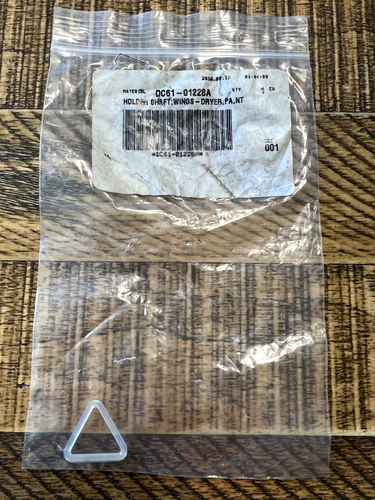 DC61-01228A Drum Support Roller Retainer for Samsung Dryers OEM Genuine