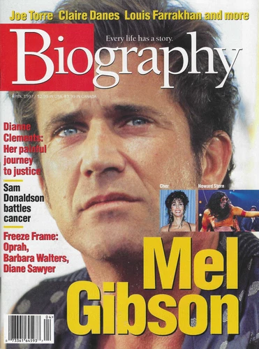 Biography (Apr '97) - Mel Gibson, Oprah, Joe Torre, Claire Danes, Farrakhan