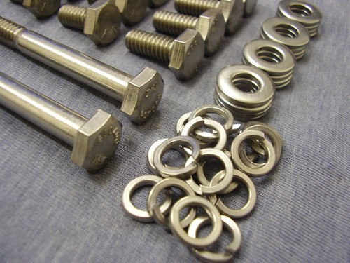 Ford Kent PRE-CROSSFLOW STAINLESS STEEL HEX Head Sump Bolt & Washer Kit (18) - Picture 3 of 5