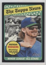 2018 Heritage Minor League Edition All-Stars Black 19/50 Brendan Rodgers 6t7