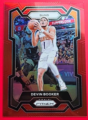Panini Prizm 2023-24 Devin Booker Red Prizm #58 Suns /299 (167/299)