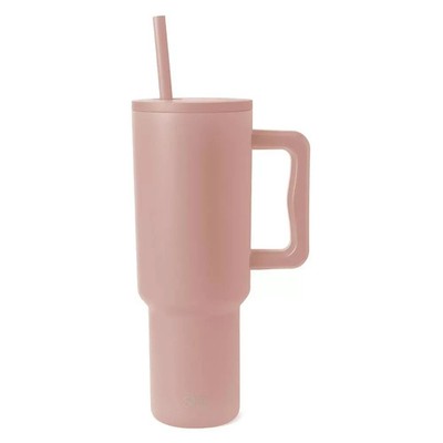 Simple Modern Trek 40oz Stainless Steel Lidded Tumbler Powder Coat Mauve