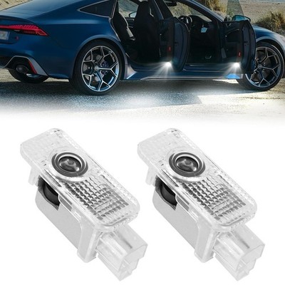 2 X Willkommenslicht Auto Tür Licht Projektor Für TT A4 A5 A7 A3 Q3 Q4 Q5 Q7 A6
