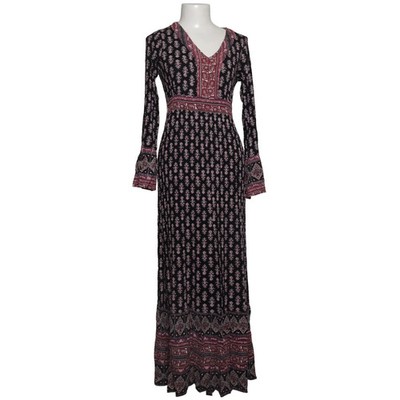 Knox Rose, Kleid, Größe: S, Schwarz/Rot/Mehrfarbig, Viskose, Sonstiges #YZH