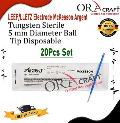 LEEP/LLETZ Electrode McKesson Argent Tungsten Sterile 5 mm  Ball Tip Disposible