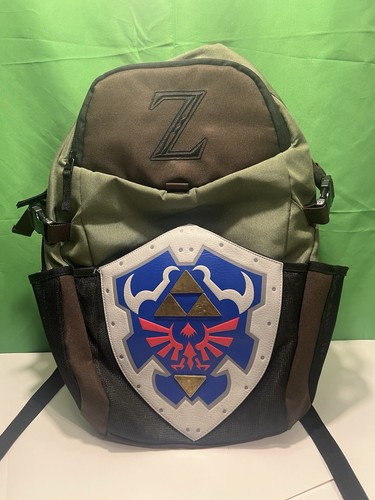 The Legend of Zelda Canvas Shield Pocket Backpack | eBay