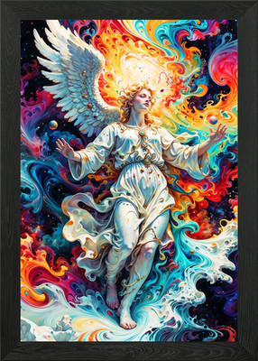 Gefallener Engel gerahmtes Wandbild Poster Leinwanddruck Bild