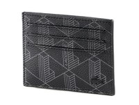 Lacoste The Blend Cc Holder Kartenhalter Allover Monogram Noir Gris