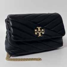 TORY BURCH Kira Chevron Quilted Shoulder Bag Women Used Authentic