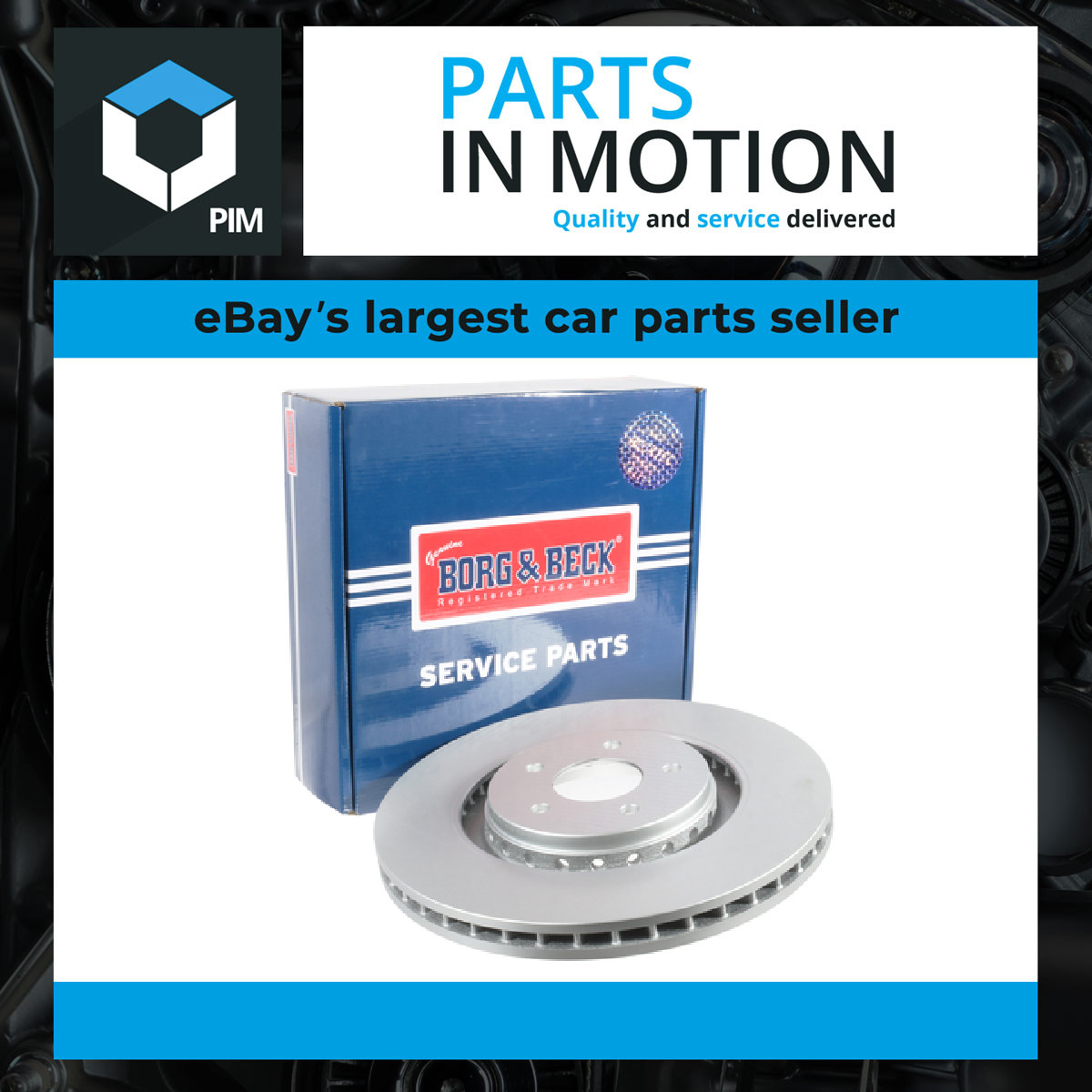 2x Brake Discs Pair Vented Front 350mm BBD6369S Borg & Beck Set 402066US0B New