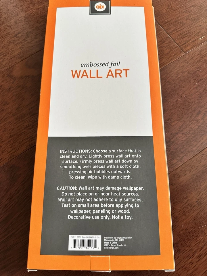 Target Halloween Lámina en Relieve Pared Murciélagos Arte Espejo Decoración Autoadhesivo Nuevo Foto 3 de 3