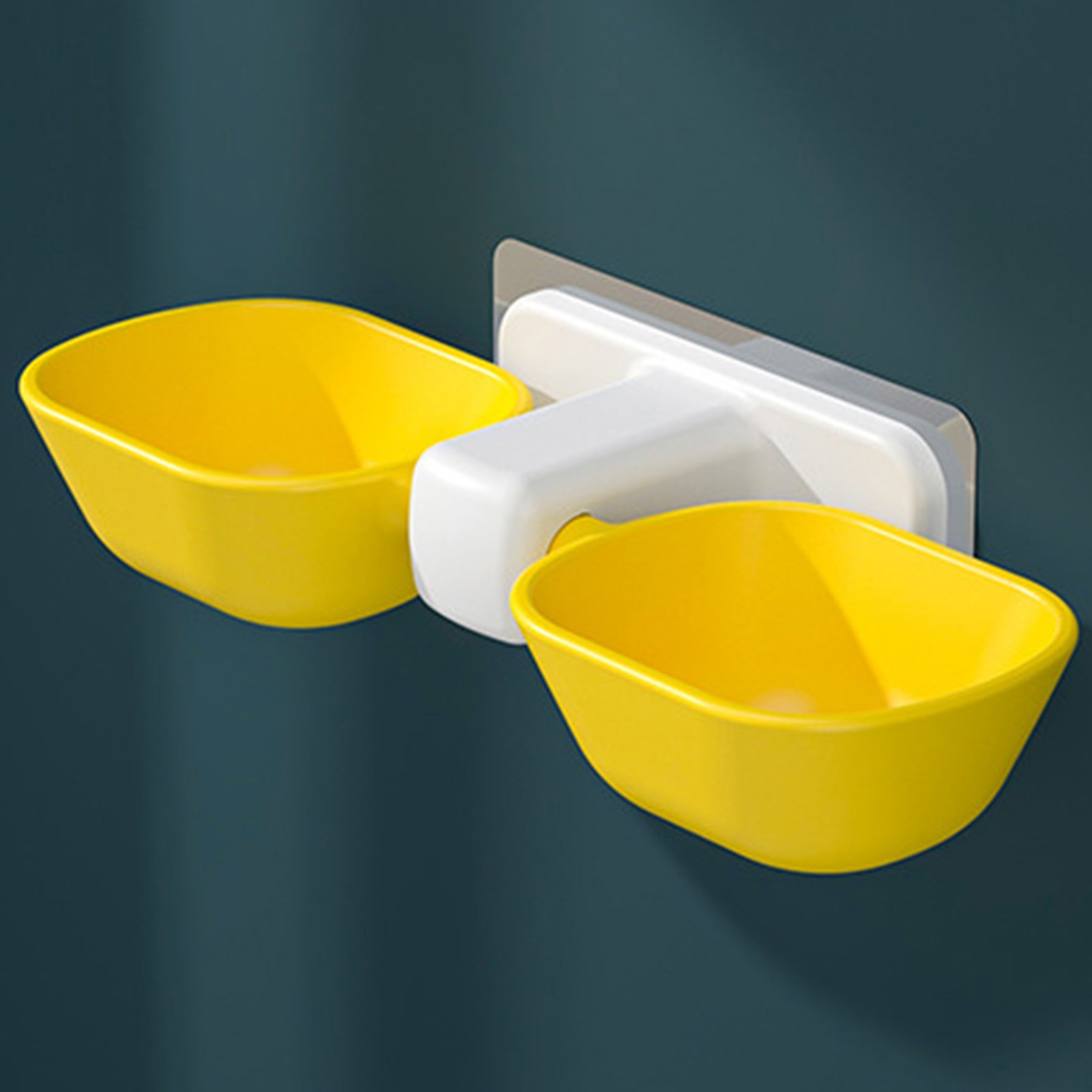 _Hanging Cat Food Bowls Prevent Spill Thickening Adjustable Elevated Wall