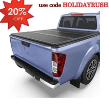 5FT 3-Fold Hard Tonneau Cover For Nissan Frontier Bed Truck Waterproof 2005-2026