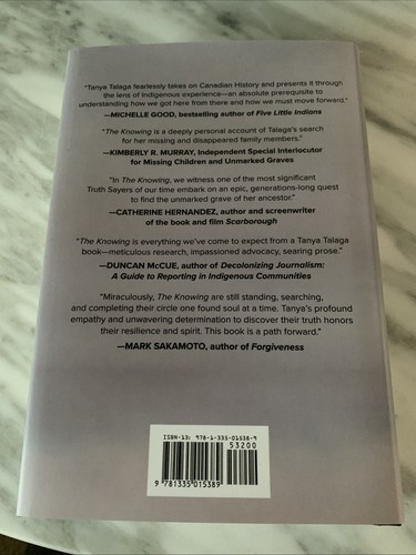 THE KNOWING. TANYA TALAGA. HARDCOVER BOOK. NEW - Picture 2 of 2