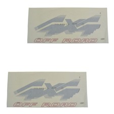 Oem 4x4 Off Road Bed Decal Red Silver Pair Set Of 2 For Ford Pickup Truck New Oem 4x4 Off Road Bed Decal Red Silver Pair Set Of 2 For Ford Pickup Truck New