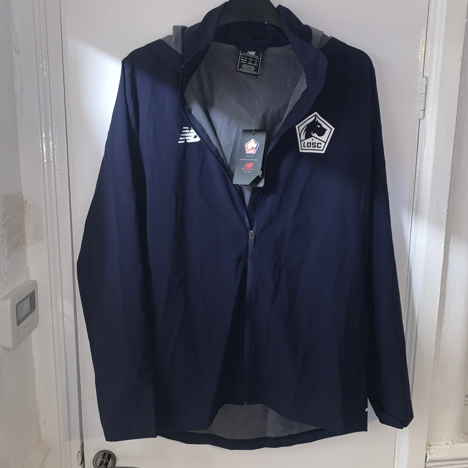 New Balance LOSC Lille Water Resistant Storm Jacket - Size Large - New with Tags