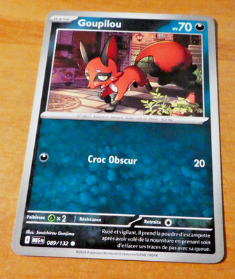 Pokemon Mega Evolution Karte Karte 089/132 Meg Me01 Fr Mint 2025