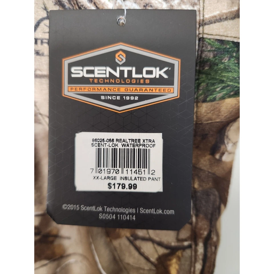 Scentlok Realtree Waterproof Insulated Hunting Pants Suspenders Adjustable XXL - Image 4 of 4