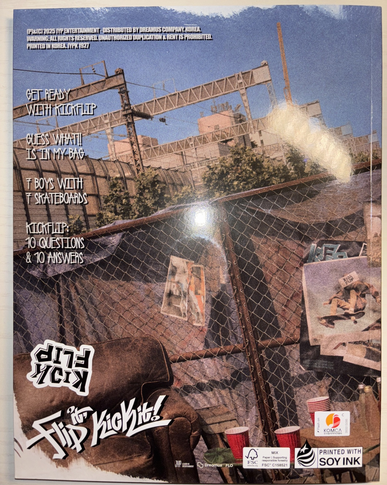 KickFlip [Flip it, Kick it!] All Member Autographed Signed Album