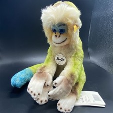 Plush Toy Steiff Original Mungo Monkey Yellow Green No.11 Best for Kids with Tag