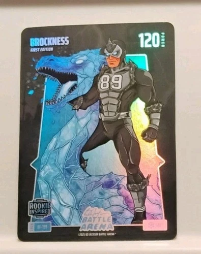 Brock Bowers "Brockness" Rookie First Edition (ICE) Holo - 2025 BJ Battle Arena