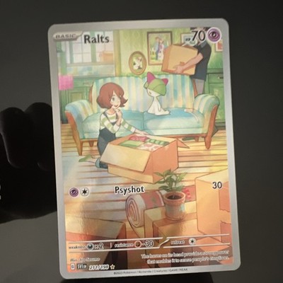 The Pokémon Company Ralts 211/198 Illustration Rare Holo SV01 EN 2023