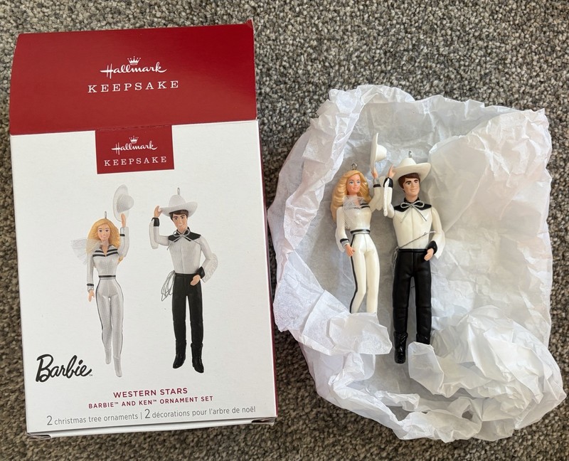 Barbie Hallmark Keepsake Ornament Western Stars 2025 NIB