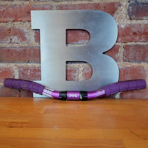 KORE Fixie Bike Riser Bar 31.8mm Clamp 455mm Width Purple Anodized ...